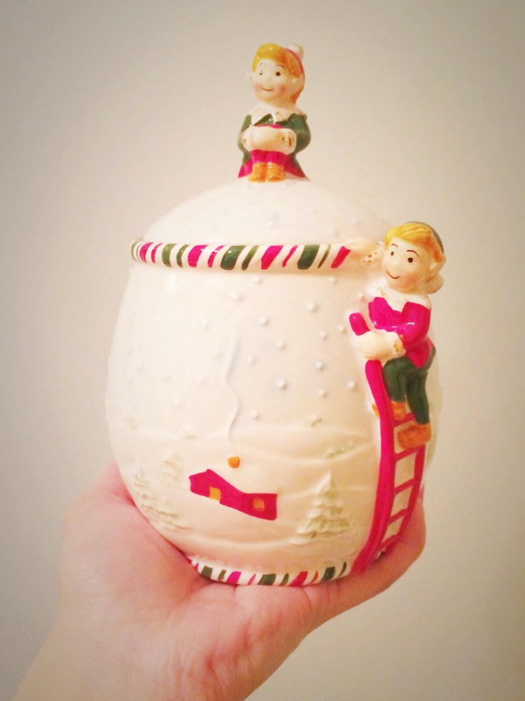 xmas cookie jar